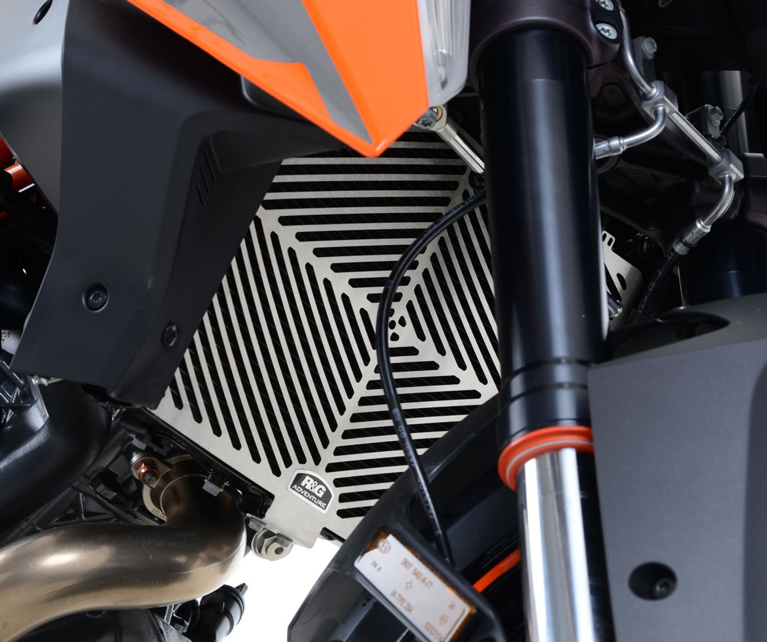 R&G Racing Stainless Steel Radiator Guard for KTM 1290 Super Duke R '04-'22, Super Duke GT '16-'19 R&G Racing Stainless Steel Radiator Guard for KTM 1290 Super Duke R '04-'22, Super Duke GT '16-'19